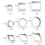 Stampo per biscotti in acciaio inossidabile, 30 PCS / Set, 27 PCS / Set