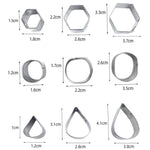 Stampo per biscotti in acciaio inossidabile, 30 PCS / Set, 27 PCS / Set