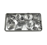 Stampo per biscotti in acciaio inossidabile, 30 PCS / Set, 27 PCS / Set