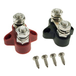 Connettore a filo fisso a spirale a doppia morsettiera, M8 Black, M8 Red, M6 Black, M6 Red