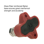 Connettore a filo fisso a spirale a doppia morsettiera, M8 Black, M8 Red, M6 Black, M6 Red