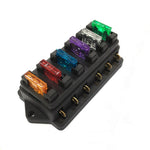 F458-Z Portafusibile diretto a 6 vie Scatola assicurativa per modifica CC per auto, F458-Z Insurance Box