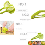 Utensile da cucina multifunzione per affettatrice per frutta e verdura da cucina creativa portatile, Lemon Cutter