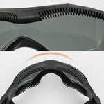 Occhiali da sole per cani con montatura morbida anti-UV per animali domestici, Red, Black