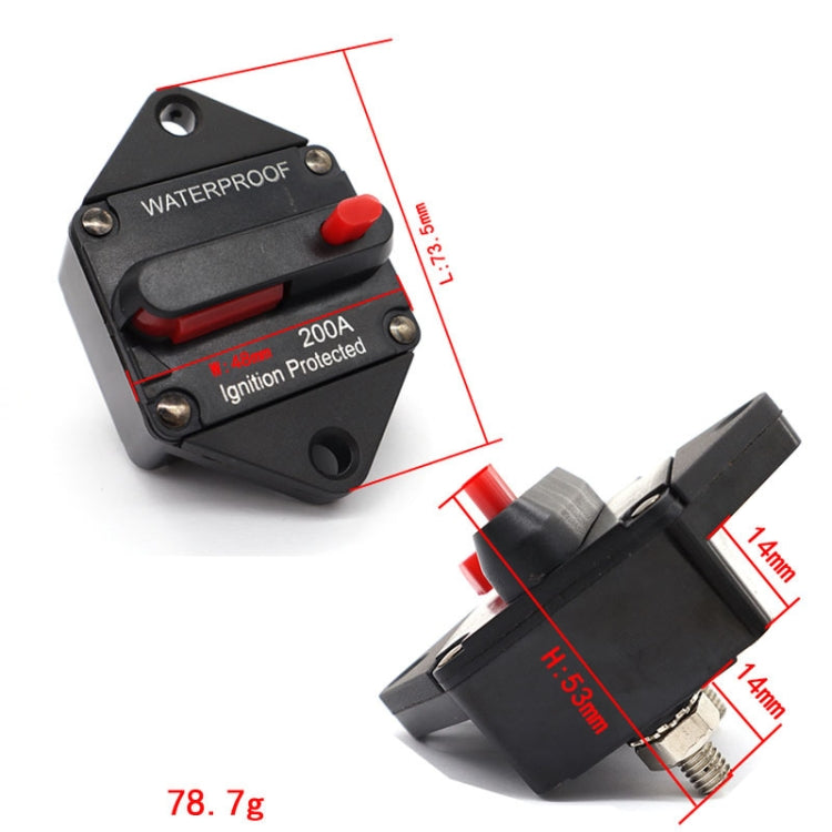 CB10 Car Audio Modificato Circuito Automatico Breakerion, 20A, 30A, 40A, 50A, 60A, 80A, 100A, 150A, 200A