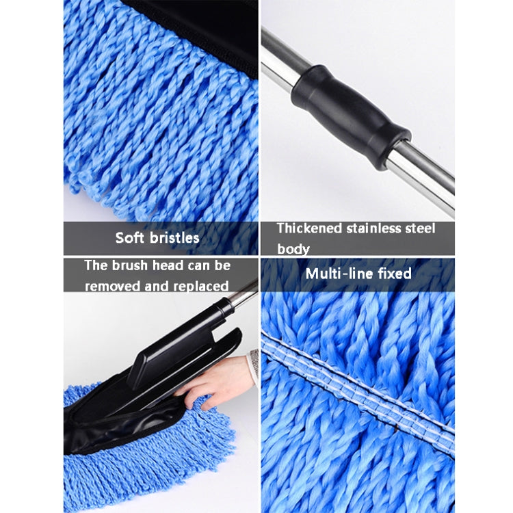 CS-365 Spazzola telescopica multifunzionale per lavaggio auto a manico lungo, Blue (Zipper Bag), Gray (Zipper Bag), Blue (OPP Bag), Gray (OPP Bag)
