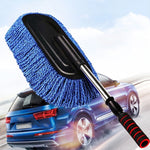 CS-365 Spazzola telescopica multifunzionale per lavaggio auto a manico lungo, Blue (Zipper Bag), Gray (Zipper Bag), Blue (OPP Bag), Gray (OPP Bag)