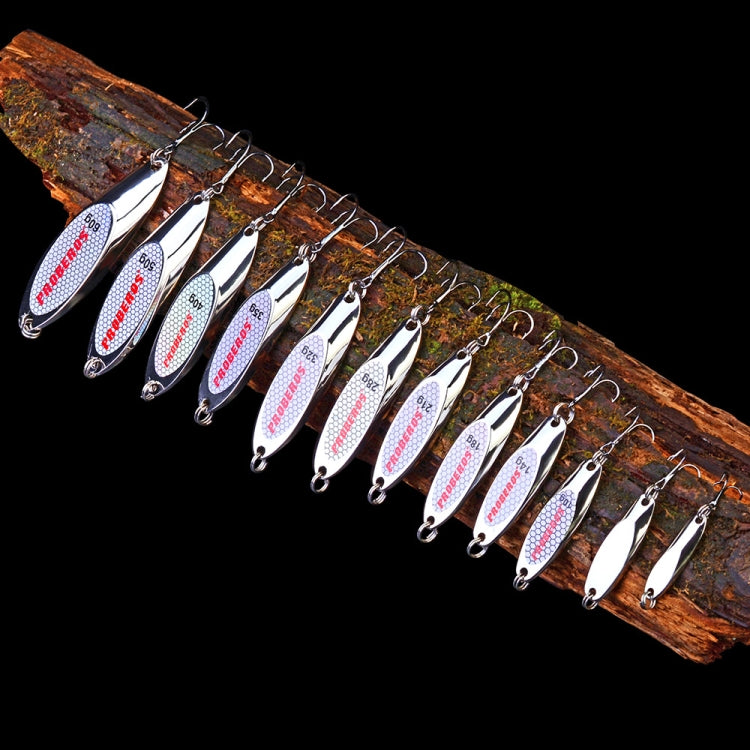 PROBEROS DW342 Lure VIB Paillettes in metallo, 2 PCS 3g, 5 PCS 7g, 5 PCS 10g, 2 PCS 14g, 2 PCS 18g, 21g, 2 PCS  28g, 32g, 2 PCS  35g, 40g, 2 PCS 50g, 60g