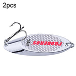 PROBEROS DW342 Lure VIB Paillettes in metallo, 2 PCS 3g, 5 PCS 7g, 5 PCS 10g, 2 PCS 14g, 2 PCS 18g, 21g, 2 PCS  28g, 32g, 2 PCS  35g, 40g, 2 PCS 50g, 60g