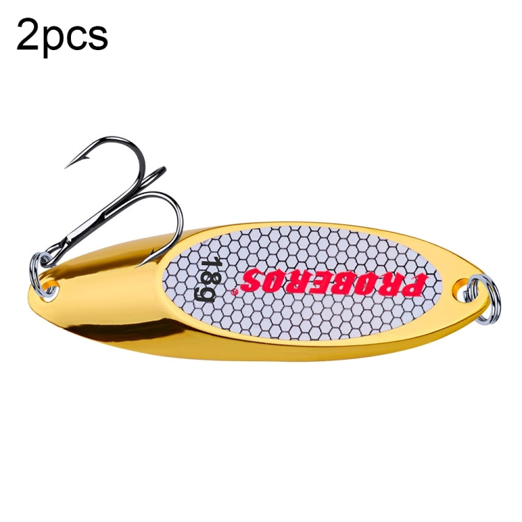 PROBEROS DW342 Lure VIB Paillettes in metallo, 2 PCS 3g, 5 PCS 7g, 5 PCS 10g, 2 PCS 14g, 2 PCS 18g, 21g, 2 PCS  28g, 32g, 2 PCS  35g, 40g, 2 PCS 50g, 60g