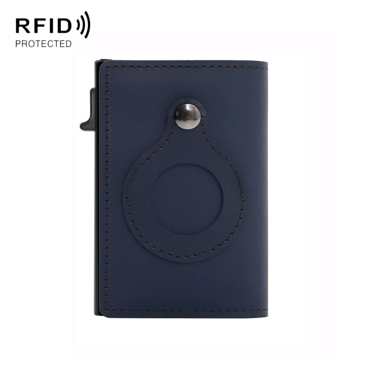 Portafoglio antifurto in pelle con slot per Airtag