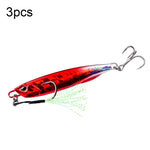 3 PZ PROBEROS LF103 Simulazione Esca per la pesca in mare in metallo, 10g, 15g, 20g