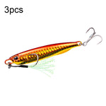 3 PZ PROBEROS LF103 Simulazione Esca per la pesca in mare in metallo, 10g, 15g, 20g