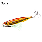3 PZ PROBEROS LF103 Simulazione Esca per la pesca in mare in metallo, 30g, 40g, 50g