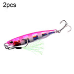 3 PZ PROBEROS LF103 Simulazione Esca per la pesca in mare in metallo, 30g, 40g, 50g