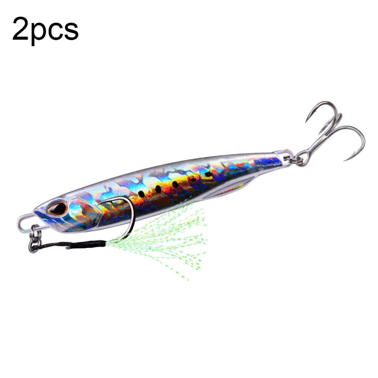 3 PZ PROBEROS LF103 Simulazione Esca per la pesca in mare in metallo, 30g, 40g, 50g