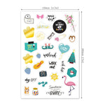 4 set tema aziendale Hot Stamping Plan Sticker Note Post, 4 Sets