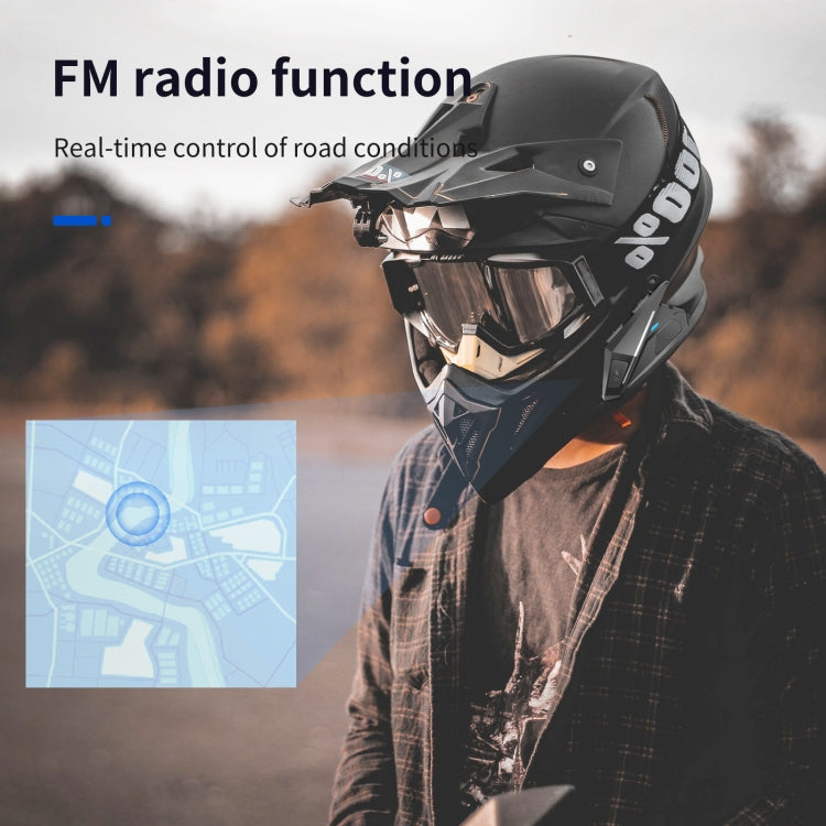 YZ06 Cuffie Bluetooth per casco con radio FM