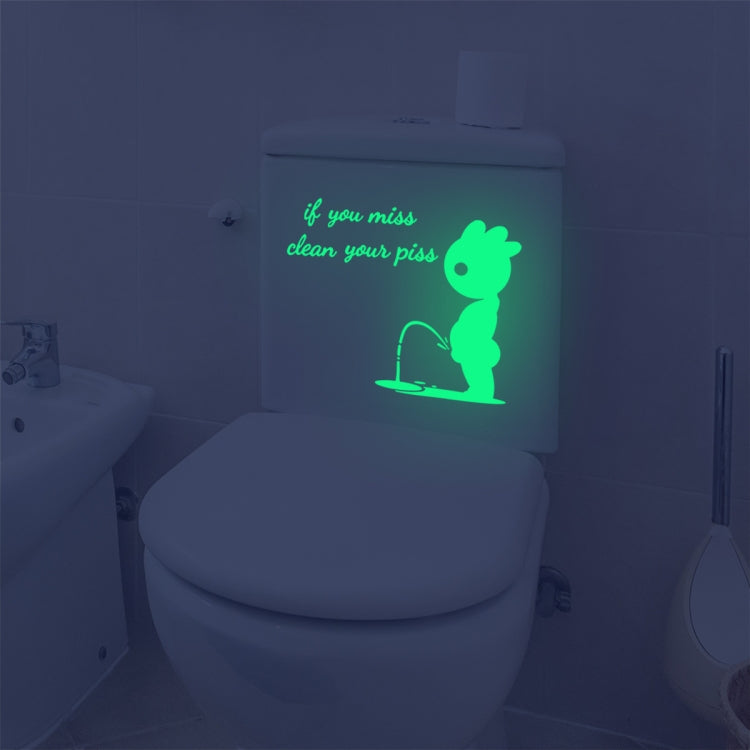Adesivo da parete luminoso per bagno 15x20 cm