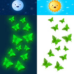 2 Imposta YG005 3D Stereo Farfalla Luminosa Wall Sticker