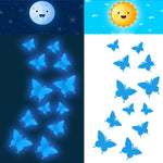 2 Imposta YG005 3D Stereo Farfalla Luminosa Wall Sticker
