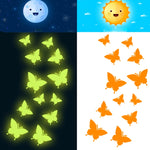 2 Imposta YG005 3D Stereo Farfalla Luminosa Wall Sticker