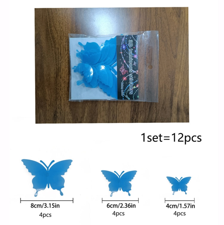 2 Imposta YG005 3D Stereo Farfalla Luminosa Wall Sticker