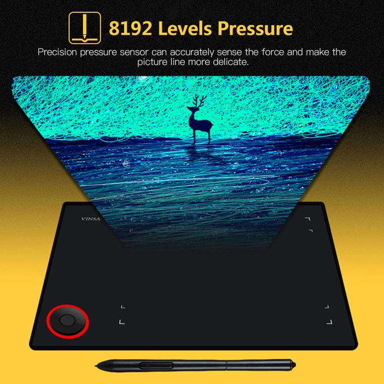 VINSA T608 tavoletta grafica compatibile smartphone