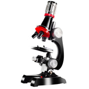 Giocattoli educativi per bambini con microscopio HD 1200 volte, Black, Pink, Light Blue