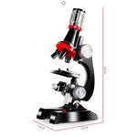 Microscopio biologico HD 1200x con illuminazione LED