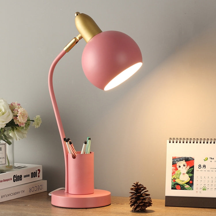 Lampada LED da scrivania con portapenne e luce tricolore