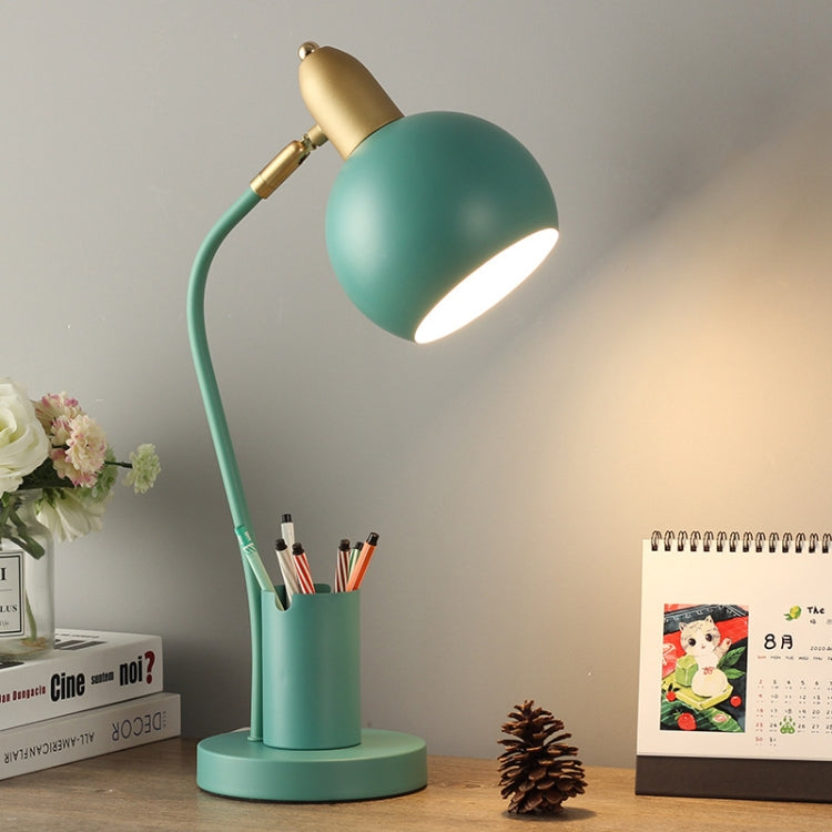 Lampada LED da scrivania con portapenne e luce tricolore