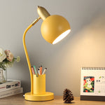 Lampada LED da scrivania con portapenne e luce tricolore