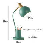 Lampada LED da scrivania con portapenne e luce tricolore