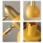 Lampada LED da scrivania con portapenne e luce tricolore