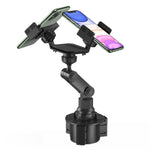 Portabicchiere multifunzionale rotante a doppio mandrino Portacellulare, Double Chuck Phone Holder