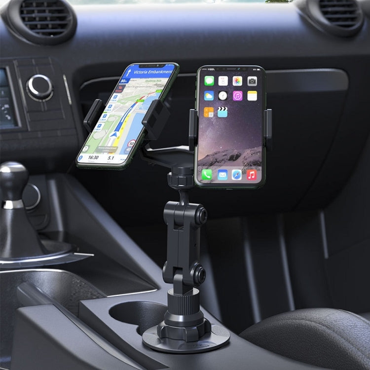 Portabicchiere multifunzionale rotante a doppio mandrino Portacellulare, Double Chuck Phone Holder