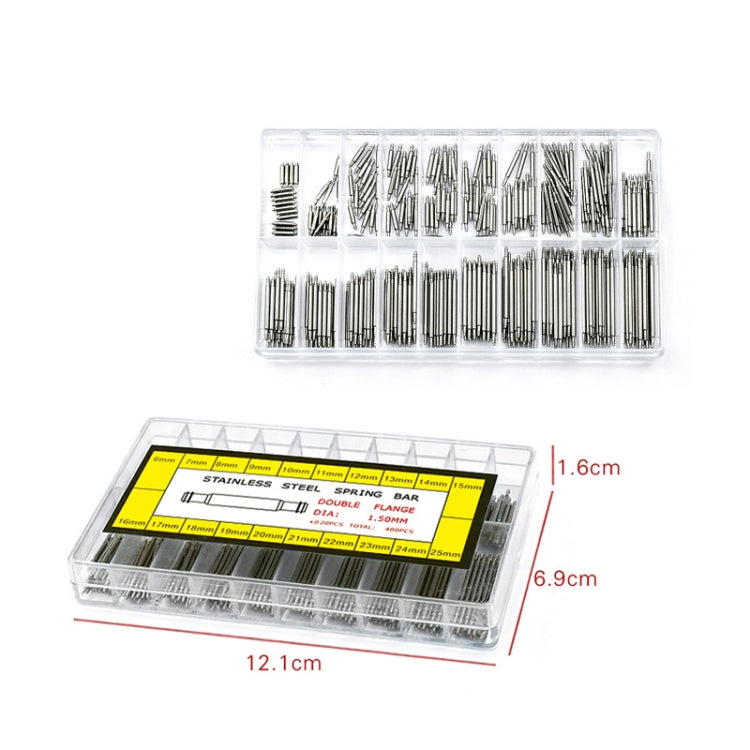 Barra della molla dell'imballaggio della scatola senza giunte dell'acciaio inossidabile, 400 PCS / Box G084 6-25mm