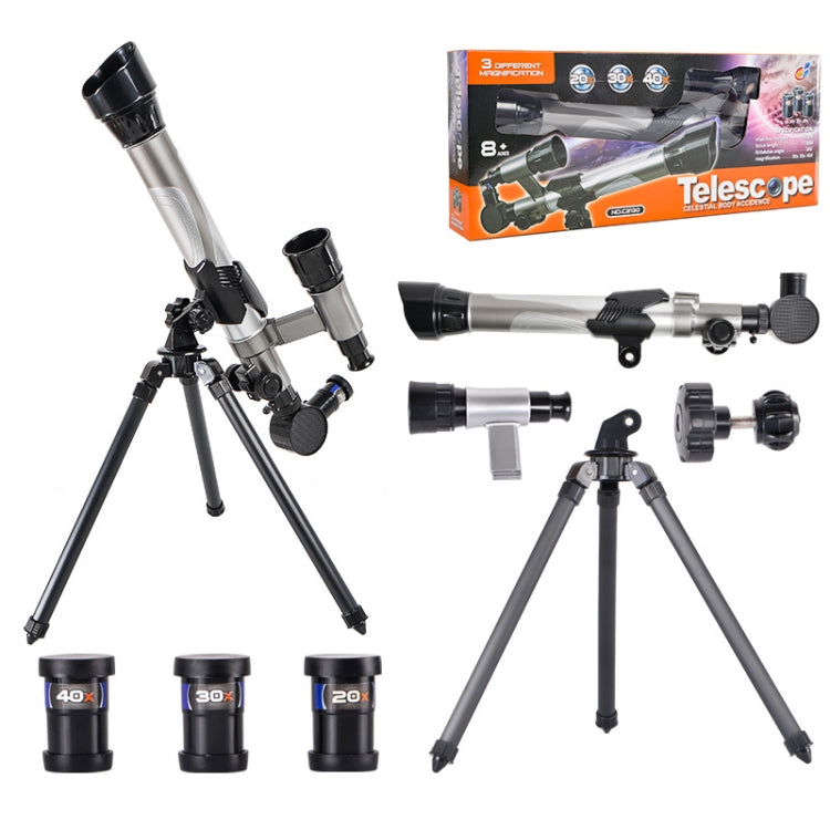 Telescopio astronomico C2130 20X-40X HD con oculare multiplo, C2130