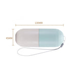 Scatola per pillole di paglia di grano Scatola per pillole sigillata da 7 giorni, Pill Storage Box