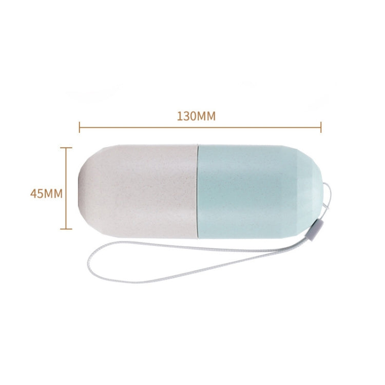 Scatola per pillole di paglia di grano Scatola per pillole sigillata da 7 giorni, Pill Storage Box