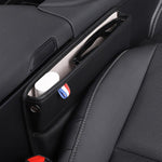 SUSISUN 049 Scatola portaoggetti multifunzionale con fessura per seggiolino auto, Black, Brown, Wine Red, Beige, Black (One Pair), Brown (One Pair), Wine Red (One Pair), Beige (One Pair)