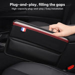 SUSISUN 049 Scatola portaoggetti multifunzionale con fessura per seggiolino auto, Black, Brown, Wine Red, Beige, Black (One Pair), Brown (One Pair), Wine Red (One Pair), Beige (One Pair)