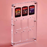 Scatola di immagazzinaggio per carte da gioco magnetiche in cristallo trasparente per interruttore, 9 Grid, 14 Grid, 27 Grid