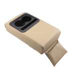 Scatola del bracciolo dell'auto Maggiore supporto con portabicchieri per sedile posteriore, Beige, Black, Brown