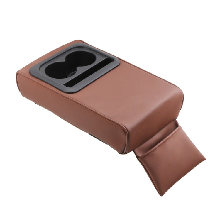 Scatola del bracciolo dell'auto Maggiore supporto con portabicchieri per sedile posteriore, Beige, Black, Brown