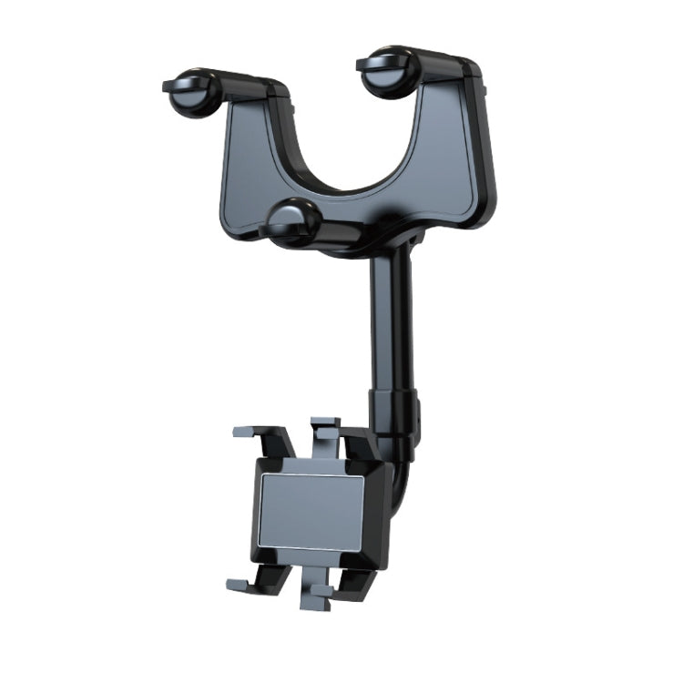 ZJ099 Supporto per telefono con specchietto retrovisore per auto rotante a 360 gradi, ZJ099