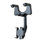 ZJ099 Supporto per telefono con specchietto retrovisore per auto rotante a 360 gradi, ZJ099