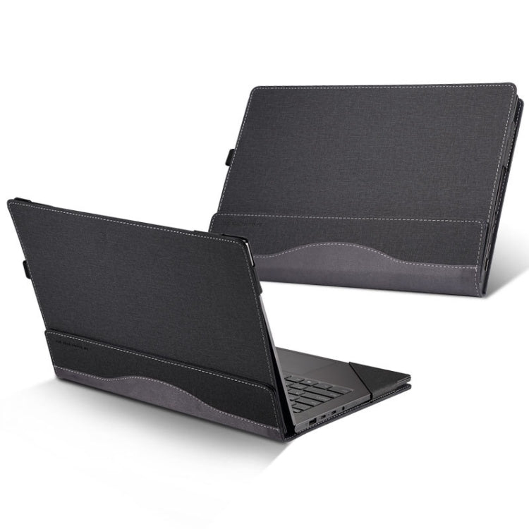 Custodia protettiva per laptop in pelle PU per HP Envy X360 15-BP / CN / DR / DS, Blue, Black, Wine Red