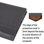 Custodia protettiva per laptop in pelle PU per HP Envy X360 15-BP / CN / DR / DS, Blue, Black, Wine Red